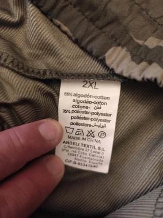 Pantalones esport camuflaje militar nuevos Xl