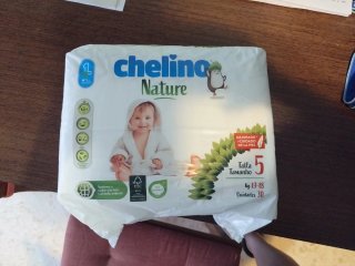 Pañales Chelino Nature Talla 5 (13-18kg) - 2 Paque