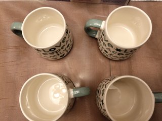 Lote 4 tazas Love & Peace