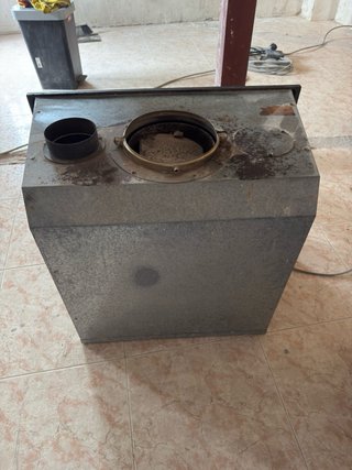 Casete chimenea leña hierro fundido