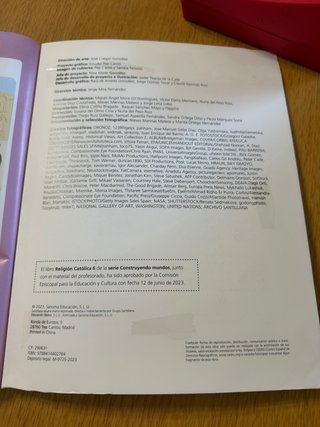 Religión Católica 6 Primaria - Santillana