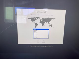 Apple iMac 27 2015 con pantalla fisurada.