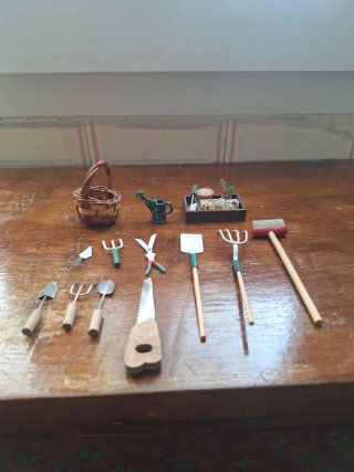 Set de jardinería miniatura