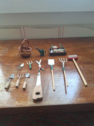 Set de jardinería miniatura