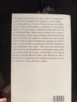 Lote libro hermanos marx