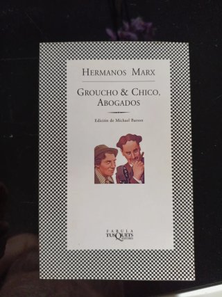Lote libro hermanos marx
