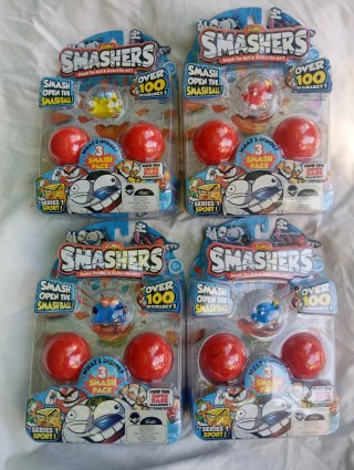 Lote 4 Paquetes Zuru Smashers