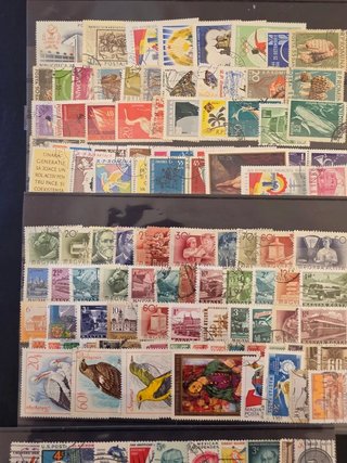 Lote de sellos de varios países. Países separados.