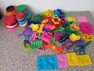 Lote Plastilina y Moldes
