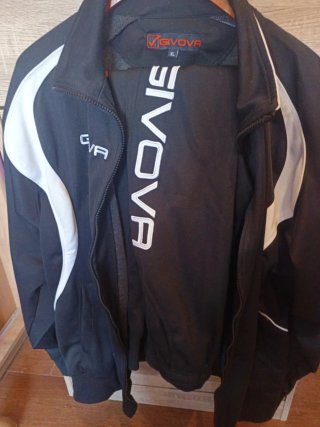 Chándal Givova Negro/Blanco Talla XL