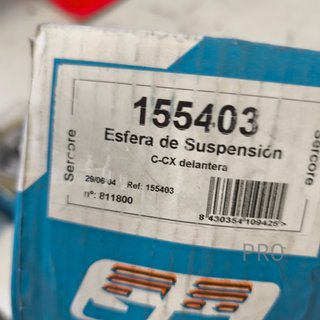 JUEGO ESFERAS SUSPENSION DELANTERAS CITROEN CX NUEVO 155403