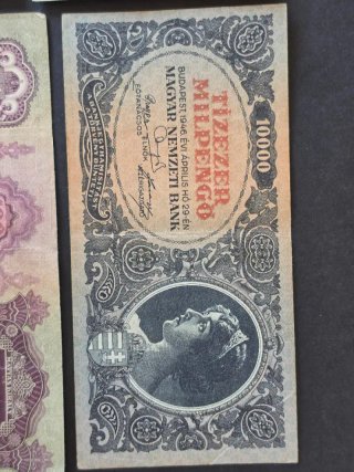 Lote de Billetes Húngaros Antiguos