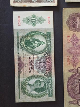 Lote de Billetes Húngaros Antiguos