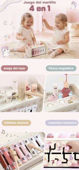 Juguete Montessori 1-3 Años Niños Educativo