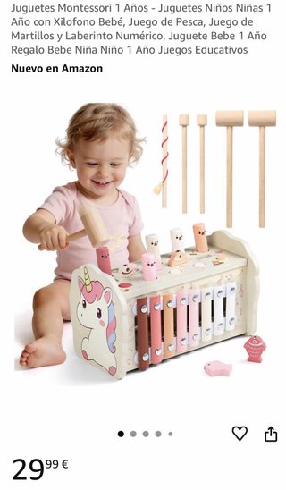 Juguete Montessori 1-3 Años Niños Educativo