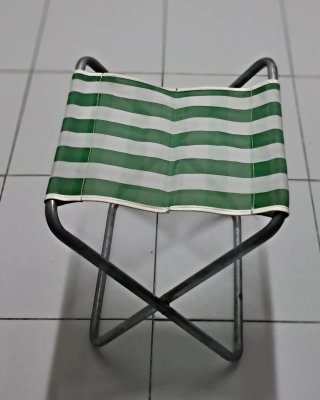5 Sillas Plegables Rayas Playa/Campo