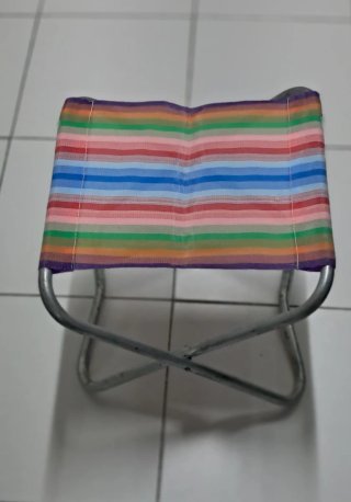 5 Sillas Plegables Rayas Playa/Campo