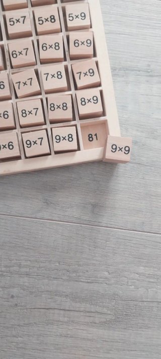 Juego Matemático Madera Niños Tablero Multiplicar