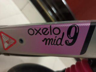 Patinete Oxelo MID 9 Gris/Rosa