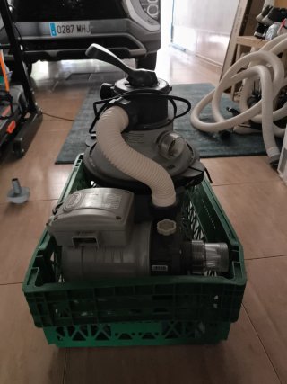 Depuradora de arena para piscina