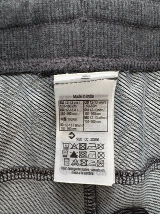 Pantalón chándal Decathlon niño T12-13 gris