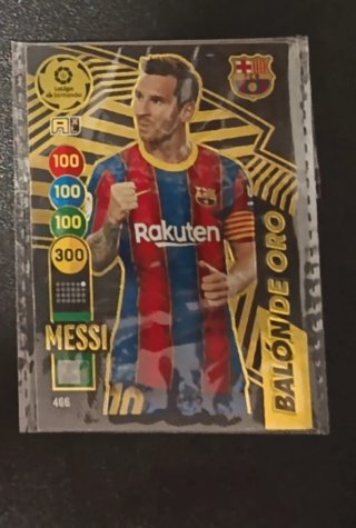 Cromos Messi Balón de Oro 2020-2021