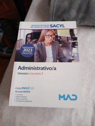 Administrativo/a del Servicio de Salud de Castilla
