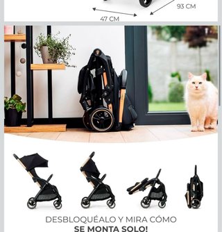 Silla de Paseo Kinderkraft APINO Negra (NUEVO)