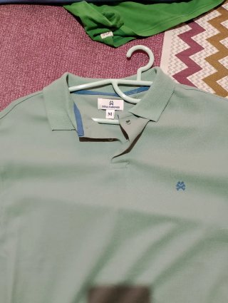 Camiseta British Cotton Azul Talla L