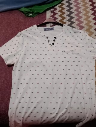 Camiseta British Cotton Azul Talla L