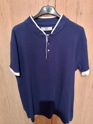 Camiseta British Cotton Azul Talla L