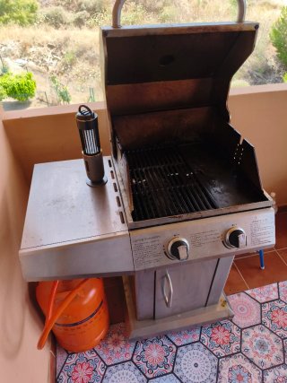Barbacoa de gas de acero inoxidable