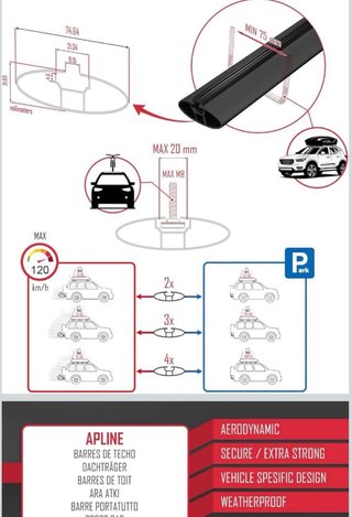 Barras y cofre techo Citroën