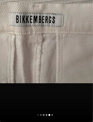 Bermudas Bikkembergs niño blancas T.10