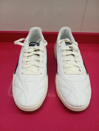 Zapatillas Puma Hombre Blancas y Negras