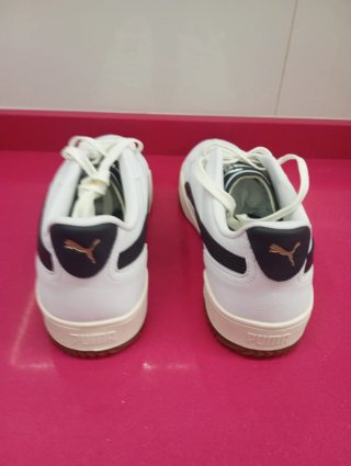 Zapatillas Puma Hombre Blancas y Negras