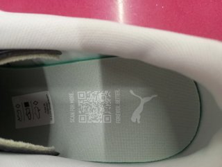 Zapatillas Puma Hombre Blancas y Negras