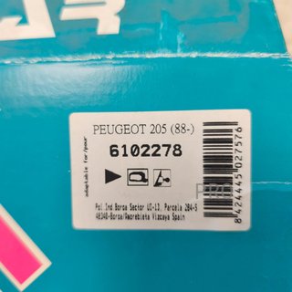 RETROVISOR DERECHO PEUGEOT 205 NUEVO 6102278