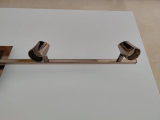 Lámpara de 4 focos bronce
