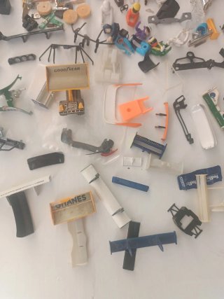 Lote piezas pequeñas Scalextric