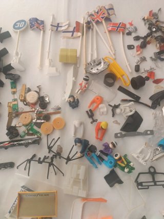 Lote piezas pequeñas Scalextric