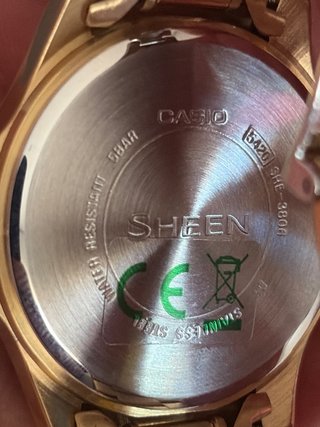 Casio SHEEN Reloj Swarovski Mujer Dorado