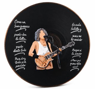 Vinilo pintado a mano Robe