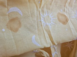 Visillo algodón estampado estrellas y luna