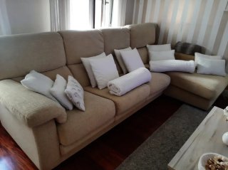 Sofá Chaiselong Beige