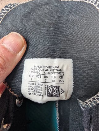 Converse Talla 40 Cebra
