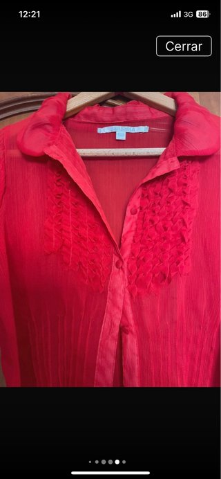 Lote 2 Camisas Mujer Rosa y Roja