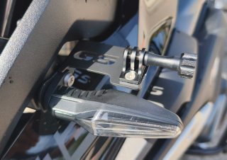 BMW R1250GS Adventure Moto Negra y Plata