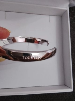 Pulsera Tous Plata y Piedra Negra