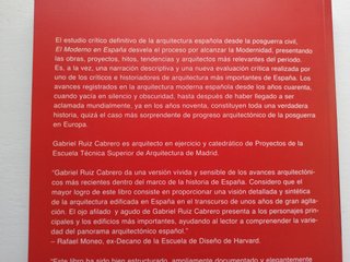 El Moderno en España. Arquitectura 1948-2000
